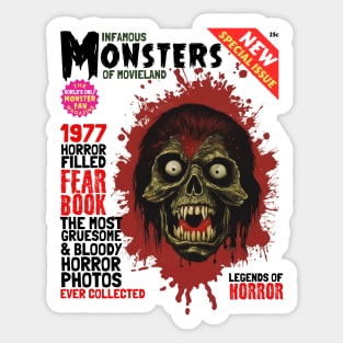 Pulp Horror magazine cover Sticker